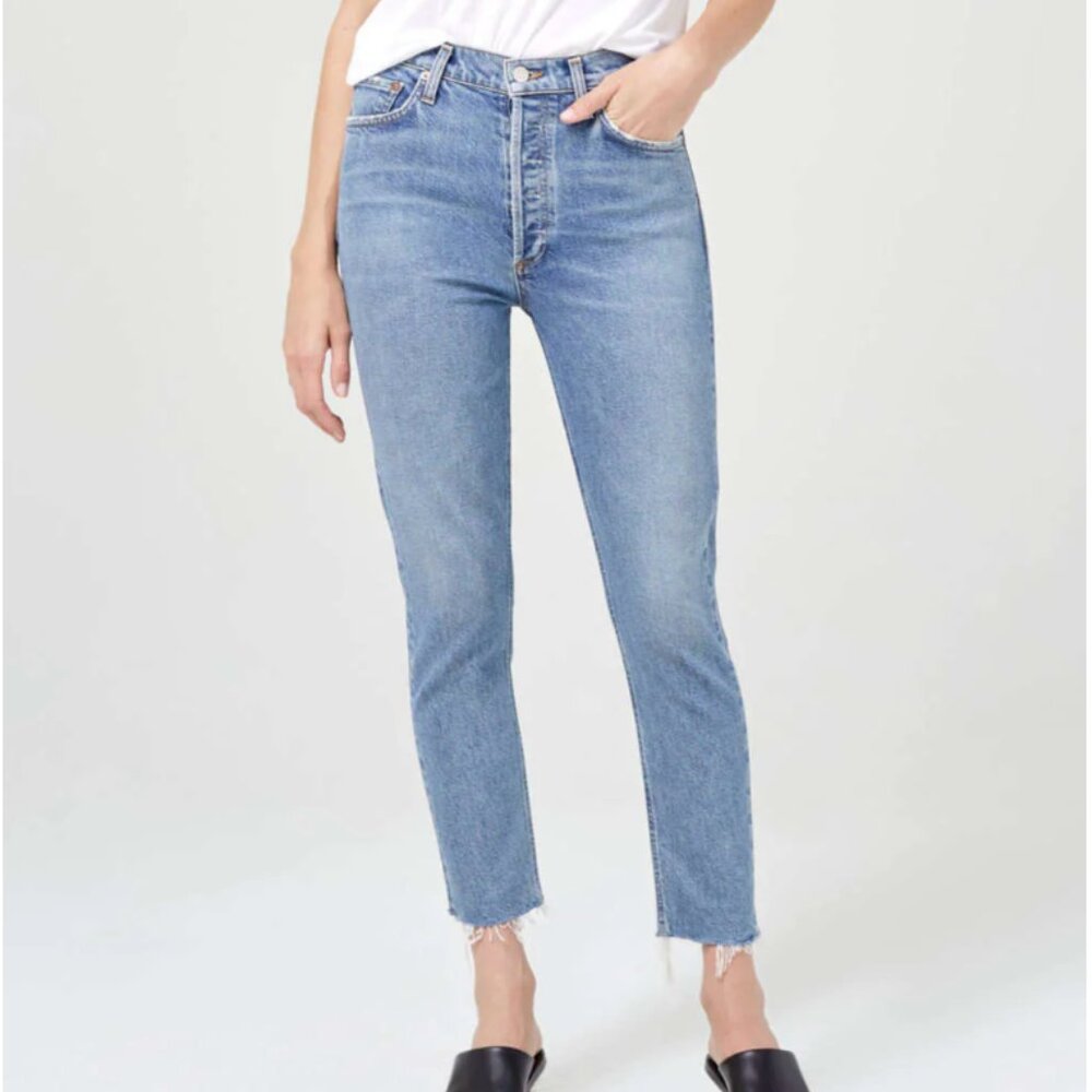 AGOLDE Nico High Rise Slim Straight Murmur - Picture 2 of 14